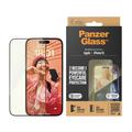 iPhone 15 PanzerGlass EyeCare Ultra-Wide Fit EasyAligner karkaistu lasi näytönsuoja - musta reuna