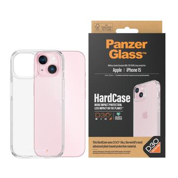 iPhone 15 PanzerGlass HardCase kotelo D3O - Kirkas