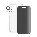 iPhone 15 PanzerGlass Privacy 3-in-1 Pack -paketti