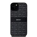 iPhone 15 Plus DKNY Repeat Pattern Tonal Stripe Suojakuori - Musta