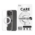 iPhone 15 Plus PanzerGlass Kickstand Care Kotelo - MagSafe-yhteensopiva - hopea