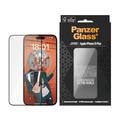 iPhone 15 Plus PanzerGlass Ceramic Protection Ultra-Wide Fit EasyAligner -näytönsuoja - 9H - musta reuna