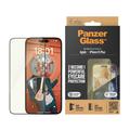 iPhone 15 Plus PanzerGlass EyeCare Ultra-Wide Fit EasyAligner karkaistu suojalasi - musta reuna