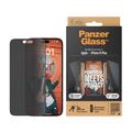 iPhone 15 Plus PanzerGlass Ultra-Wide Fit Privacy EasyAligner Panssarilasi - 9H - Musta Reuna