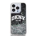 iPhone 15 Pro DKNY Liquid Glitter Arch Logo Suojakuori