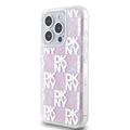 iPhone 15 Pro DKNY Liquid Glitter Checkered Pattern Kotelo