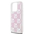 iPhone 15 Pro DKNY Liquid Glitter Checkered Pattern Kotelo