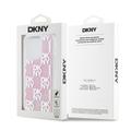 iPhone 15 Pro DKNY Liquid Glitter Checkered Pattern Kotelo