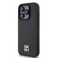 iPhone 15 Pro DKNY Repeat Pattern Stack Logo Suojakuori - MagSafe-yhteensopiva