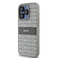 iPhone 15 Pro DKNY Repeat Pattern Tonal Stripe Suojakuori - Beige