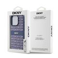 iPhone 15 Pro DKNY Repeat Pattern Tonal Stripe Suojakuori - Sininen