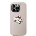 iPhone 15 Pro Hello Kitty Kitty Asleep MagSafe Kotelo - Vaaleanpunainen