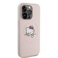 iPhone 15 Pro Hello Kitty Kitty Asleep MagSafe Kotelo - Vaaleanpunainen