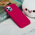 iPhone 15 Pro Liquid Silicone Suojakuori - Kuuma Pinkki