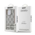 iPhone 15 Pro Max DKNY Ruudullinen kuvio ja raita kotelo - Beige