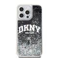 iPhone 15 Pro Max DKNY Liquid Glitter Arch Logo Suojakuori