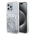 iPhone 15 Pro Max DKNY Liquid Glitter Arch Logo Suojakuori