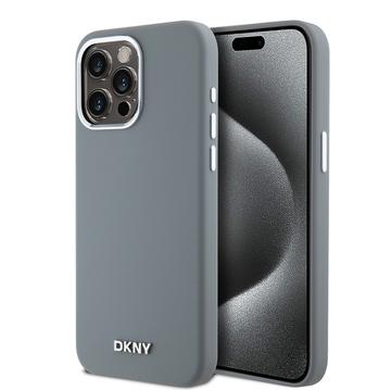 iPhone 15 Pro Max DKNY Liquid Silicone Metal Logo Suojakuori - Magsafe-yhteensopiva