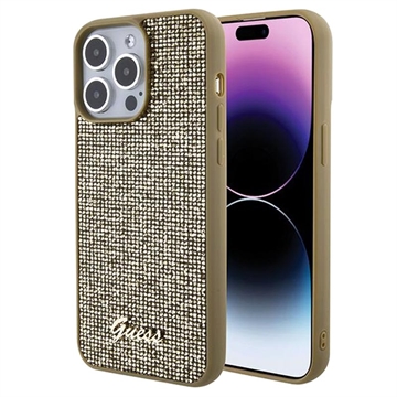 iPhone 15 Pro Max Guess Disco Metal Script Logo Kotelo