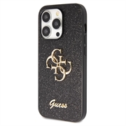 iPhone 15 Pro Max Guess Fixed Glitter 4G Metal Logo Kotelo