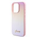 iPhone 15 Pro Max Guess Iridescent Metal Script Hybrid Kotelo