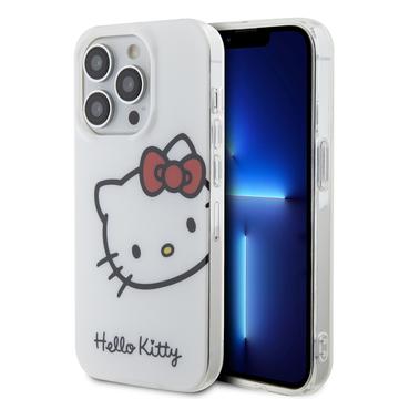 iPhone 15 Pro Max Hello Kitty IML Kitty Pää Kotelo - Valkoinen