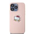 iPhone 15 Pro Max Hello Kitty Kitty Asleep MagSafe Kotelo - Vaaleanpunainen