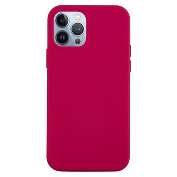 iPhone 15 Pro Max Liquid Silicone Suojakuori - Kuuma Pinkki