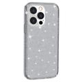 iPhone 15 Pro Max Stylish Glitter Series Hybridikotelo - Harmaa