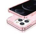 iPhone 15 Pro Max Stylish Glitter Series Hybridikotelo - Pinkki