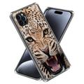 iPhone 15 Pro Max Tyylikäs Sarjan Erittäin Ohut TPU-kotelo - Leopard