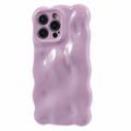 iPhone 15 Pro Max aaltoileva reuna Candy Bubbles TPU-kotelo - vaaleanvioletti