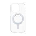 iPhone 15 Pro PanzerGlass Kickstand Care Kotelo - MagSafe-yhteensopiva - hopea