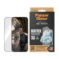 iPhone 15 Pro PanzerGlass Matrix D3O UWF -suojakalvo ja AlignerKit - Musta reuna