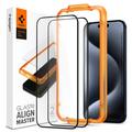 iPhone 15 Pro Spigen ALM Glas.tR Panssarilasi - 9H - 2 Kpl.