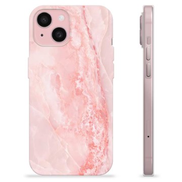 iPhone 15 TPU Suojakuori - Ruusun Marmori