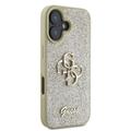 iPhone 16 Guess Fixed Glitter 4G Metal Logo Kotelo