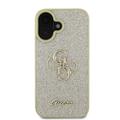 iPhone 16 Guess Fixed Glitter 4G Metal Logo Kotelo