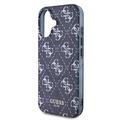 iPhone 16 Guess IML Denim Effect -kotelo - MagSafe-yhteensopiva - tummansininen