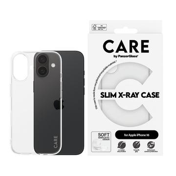 iPhone 16 PanzerGlass Care Fashion Slim X-Ray Suojakuori - läpinäkyvä