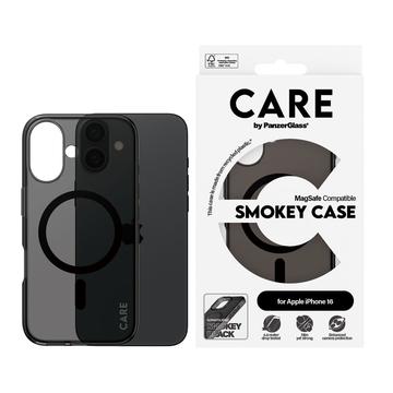 iPhone 16 PanzerGlass Care Smokey Urban Combat Suojakuori - MagSafe-yhteensopiva - musta