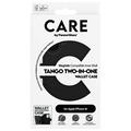 iPhone 16 PanzerGlass Care Tango 2-in-1 lompakkokotelo - MagSafe-yhteensopiva - Musta