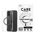 iPhone 16 PanzerGlass Care Transparent Urban Combat Suojakuori - MagSafe-yhteensopiva - musta