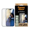 iPhone 16/15 PanzerGlass EyeCare Ultra-Wide Fit EasyAligner Panssarilasi - musta reuna