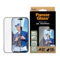 iPhone 16/15 PanzerGlass Ultra-Wide Fit EasyAligner -Panssarilasi - 9H - musta kehys