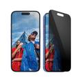 iPhone 16/15 PanzerGlass Ultra-Wide Fit Privacy EasyAligner Panssarilasi - 9H - Musta Reuna