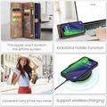 iPhone 16 Plus Caseme 008 2-in-1 Multifunctional Lompakkokotelo