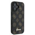 iPhone 16 Plus Guess Peony Script Kotelo - MagSafe-yhteensopiva - Musta