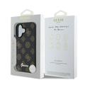 iPhone 16 Plus Guess Peony Script Kotelo - MagSafe-yhteensopiva - Musta