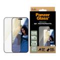 iPhone 16 Plus/15 Plus PanzerGlass EyeCare Ultra-Wide Fit EasyAligner Panssarilasi - musta reuna